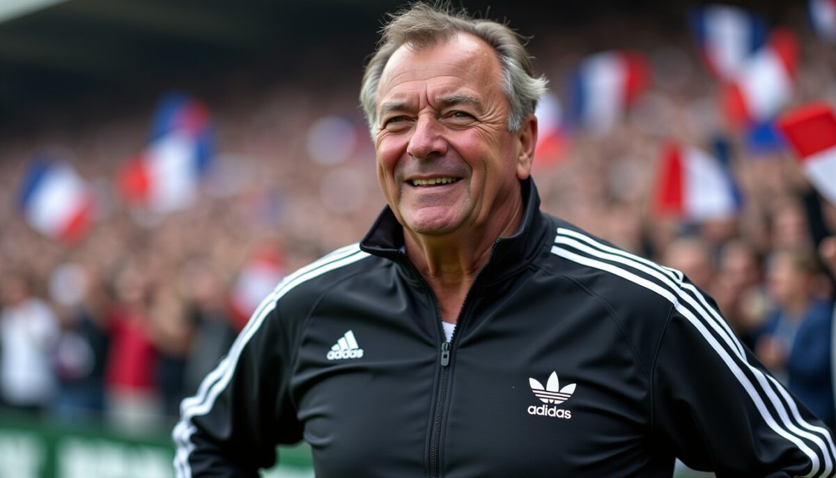 Adidas célèbre en 2026 Bernard Lacombe, une icône légendaire du football français
